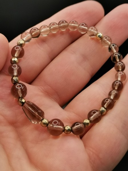 DUMANLI KUVARS BİLEKLİK